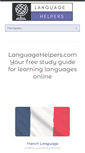 Mobile Screenshot of languagehelpers.com